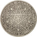 Morocco, Yusuf, 50 Centimes, 1921, bi-Bariz, Paris, EF(40-45), Nickel, KM:35.1