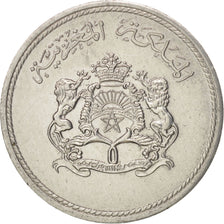 Coin, Morocco, al-Hassan II, Santim, 1974, AU(55-58), Aluminum, KM:58