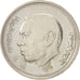 Morocco, al-Hassan II, 1/2 Dirham, 1987, AU(55-58), Copper-nickel, KM:87