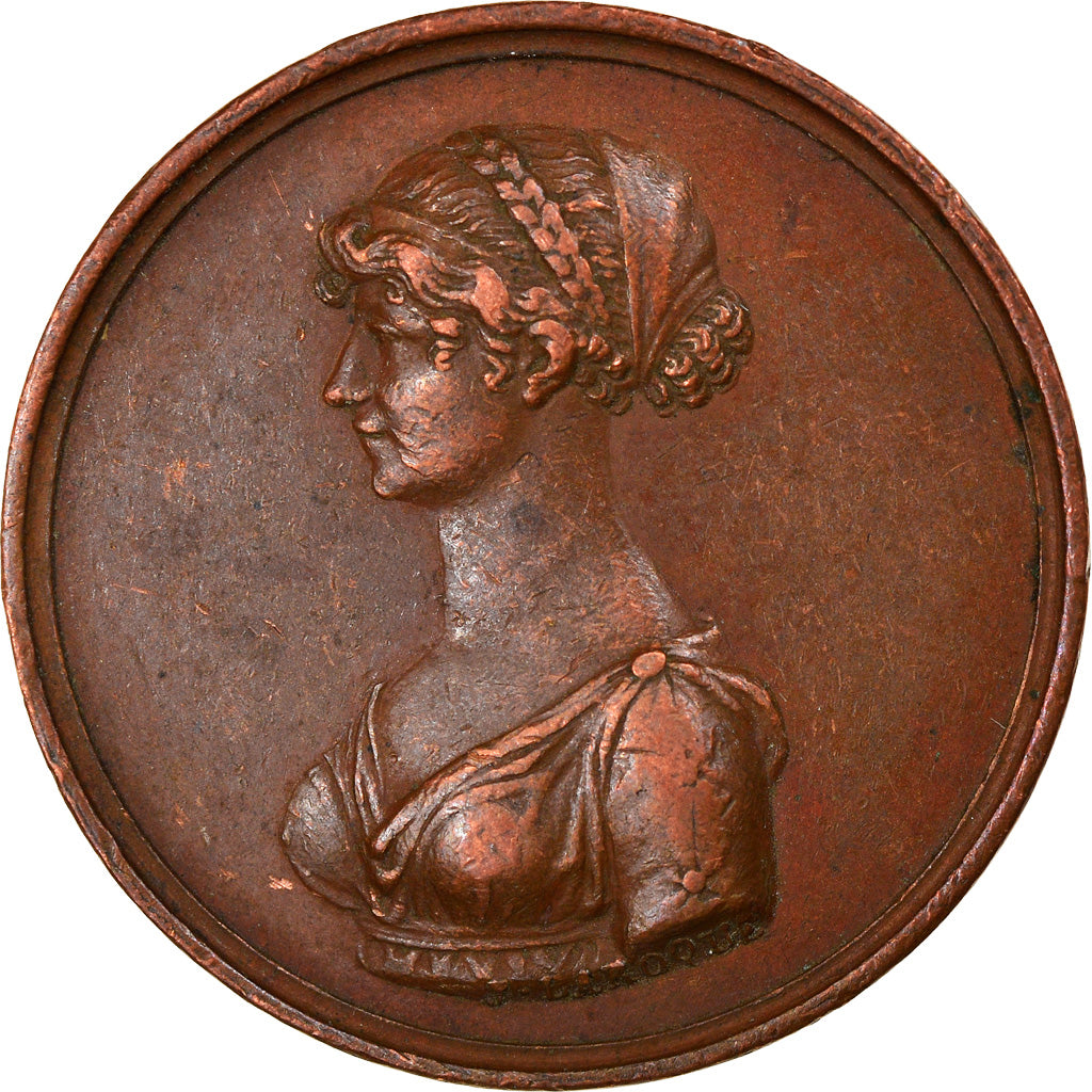 France, Medal, Anna Dorothée, Duchesse de Courlande, à ses Amis, History
