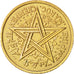 Morocco, Mohammed V, 2 Francs, 1944, Paris, AU(55-58), Aluminum-Bronze, KM:42