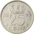 Moneda, Países Bajos, Juliana, 25 Cents, 1977, MBC, Níquel, KM:183