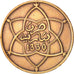 Morocco, Yusuf, 10 Mazunas, 1912, bi-Bariz, Paris, EF(40-45), Bronze, KM:29.1