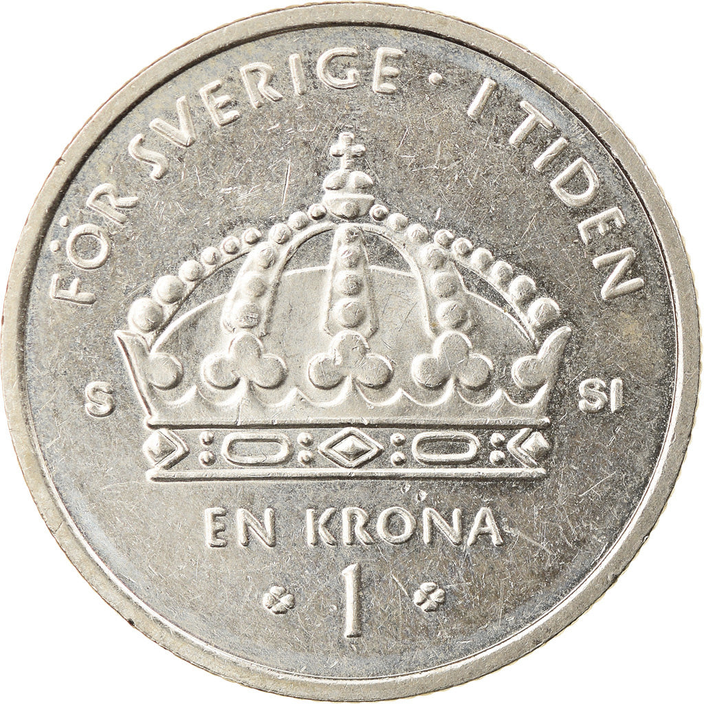 Moneta, Svezia, Carl XVI Gustaf, Krona, 2008, Eskilstuna, BB, Rame-nichel