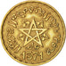 Morocco, Mohammed V, 20 Francs, 1951, Paris, AU(50-53), Aluminum-Bronze, KM:50