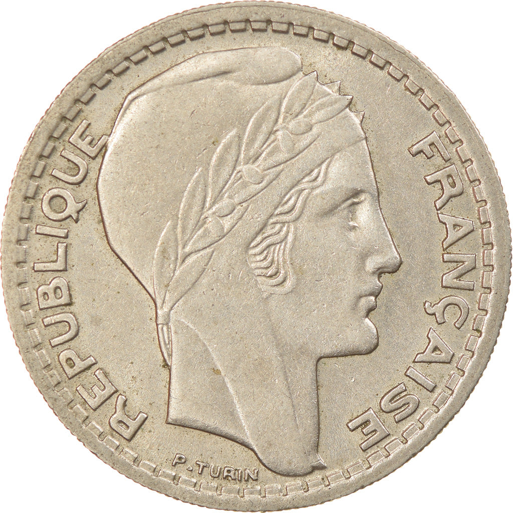 Coin, France, Turin, 10 Francs, 1946, Beaumont - Le Roger, EF(40-45)