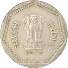 Coin, INDIA-REPUBLIC, Rupee, 1985, AU(50-53), Copper-nickel, KM:79.1
