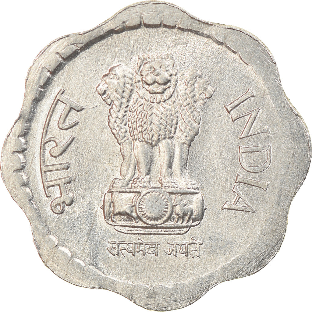 Munten, INDIAASE REPUBLIEK, 10 Paise, 1987, ZF, Aluminium, KM:39
