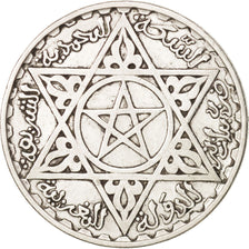 Morocco, Mohammed V, 200 Francs, 1953, Paris, AU(50-53), Silver, KM:53