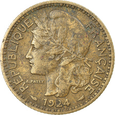 Coin, Cameroon, Franc, 1924, Paris, VF(30-35), Aluminum-Bronze, KM:2