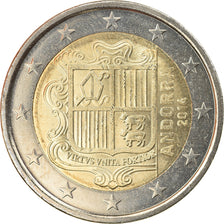 Andorra, 2 Euro, 2014, UNZ, Bi-Metallic, KM:New