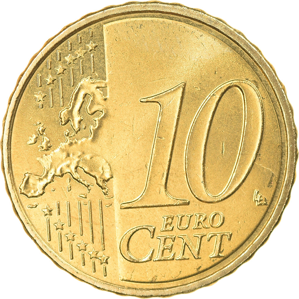 Andorra, 10 Euro Cent, 2014, UNZ, Messing, KM:New