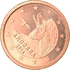 Andorra, Euro Cent, 2014, MS(63), Copper Plated Steel, KM:New