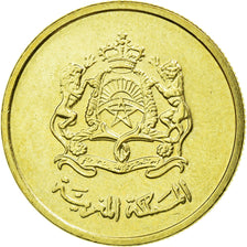 Coin, Morocco, Mohammed VI, 10 Santimat, 2002, AU(55-58), Aluminum-Bronze