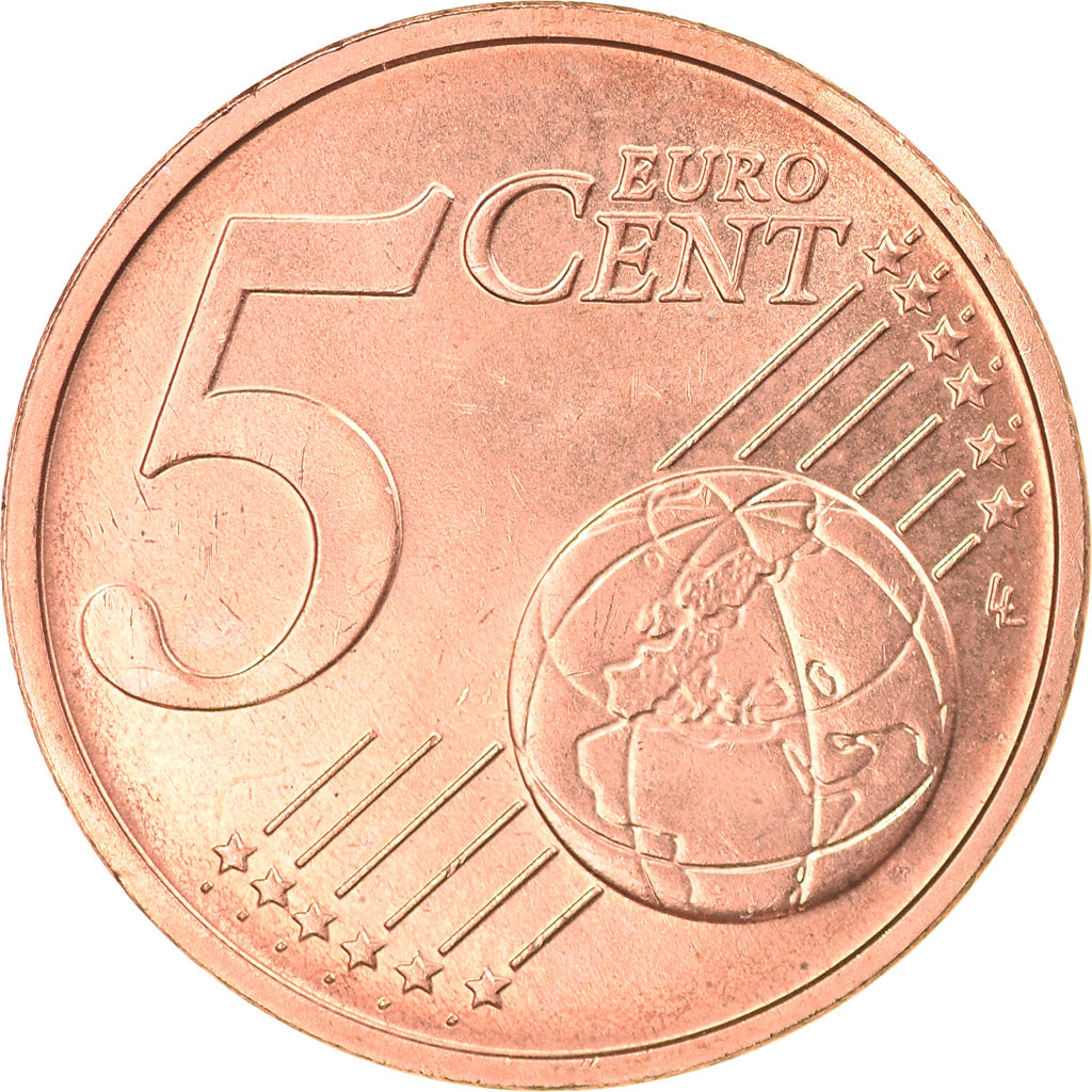 Estonia, 5 Euro Cent, 2018, AU(50-53), Miedź platerowana stalą, KM:New