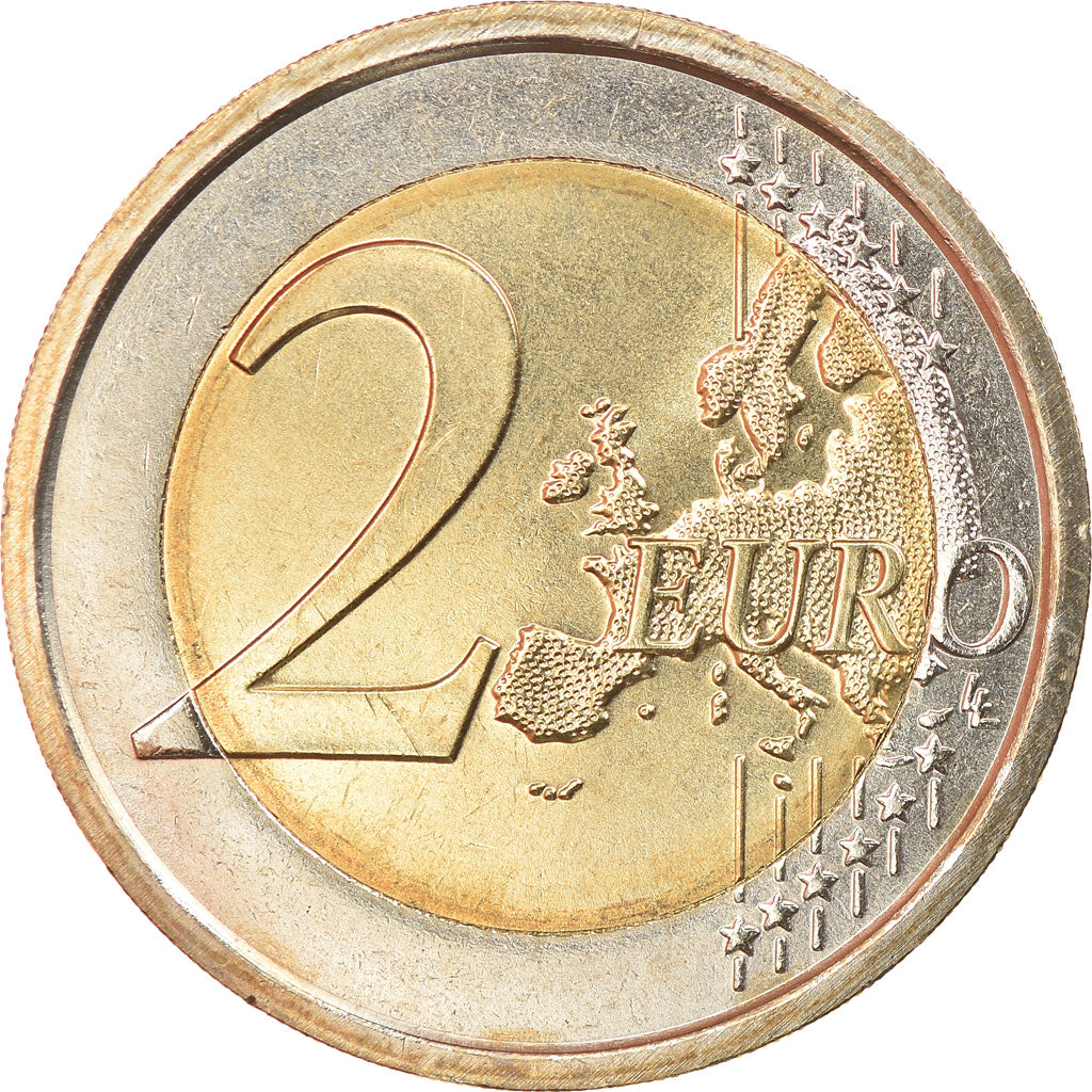 Italy, 2 Euro, 2012, Rome, Colourized, MS(65-70), Bi-Metallic, KM:350