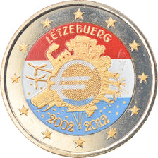 Luxembourg, 2 Euro, 2012, Colourized, MS(65-70), Bi-Metallic, KM:119