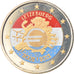 Luxembourg, 2 Euro, 2012, Colourized, MS(65-70), Bi-Metallic, KM:119