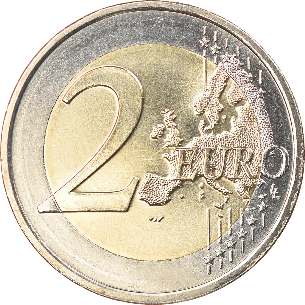 Luxembourg, 2 Euro, 2012, Colourized, MS(65-70), Bi-Metallic, KM:119