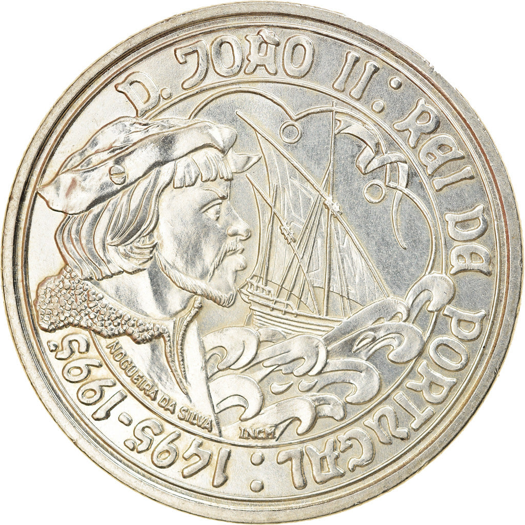 Coin, Portugal, 1000 Escudos, 1995, Lisbon, MS(63), Silver, KM:685