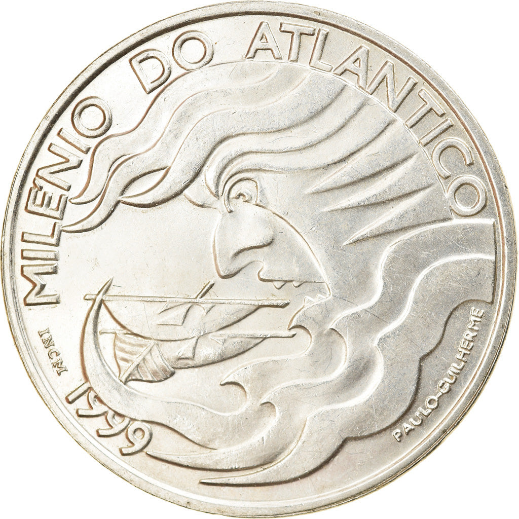 Münze, Portugal, 1000 Escudos, 1999, Lisbon, UNZ, Silber, KM:721