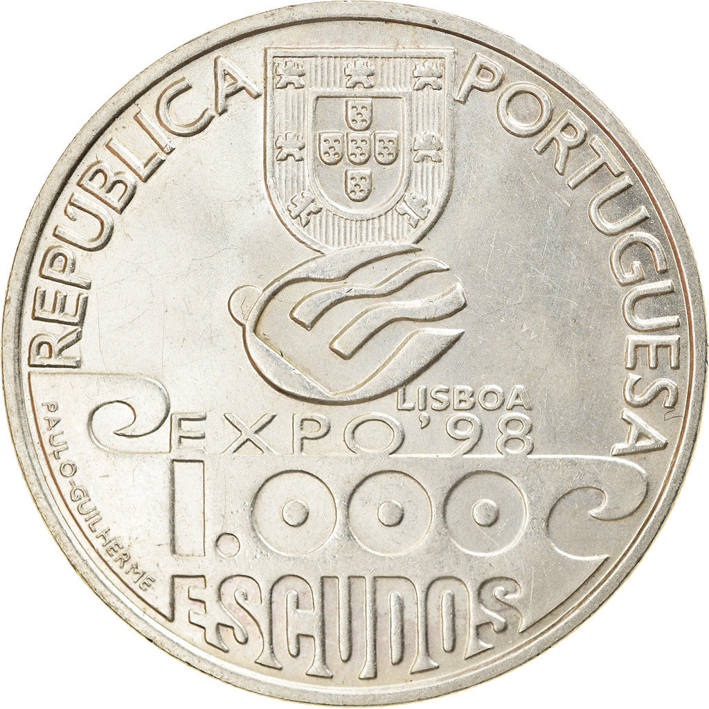 Münze, Portugal, 1000 Escudos, 1999, Lisbon, UNZ, Silber, KM:721