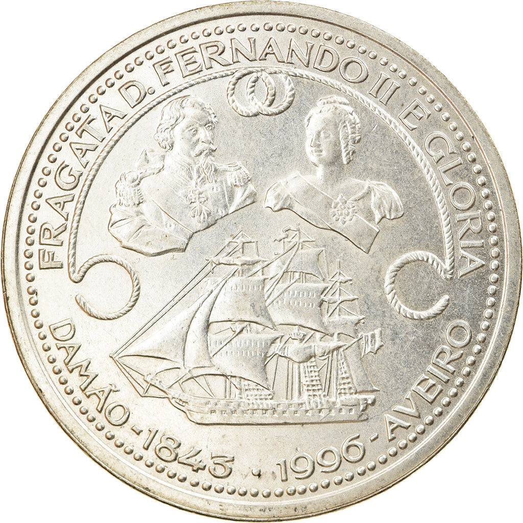 Moneda, Portugal, 1000 Escudos, 1996, SC, Plata, KM:688