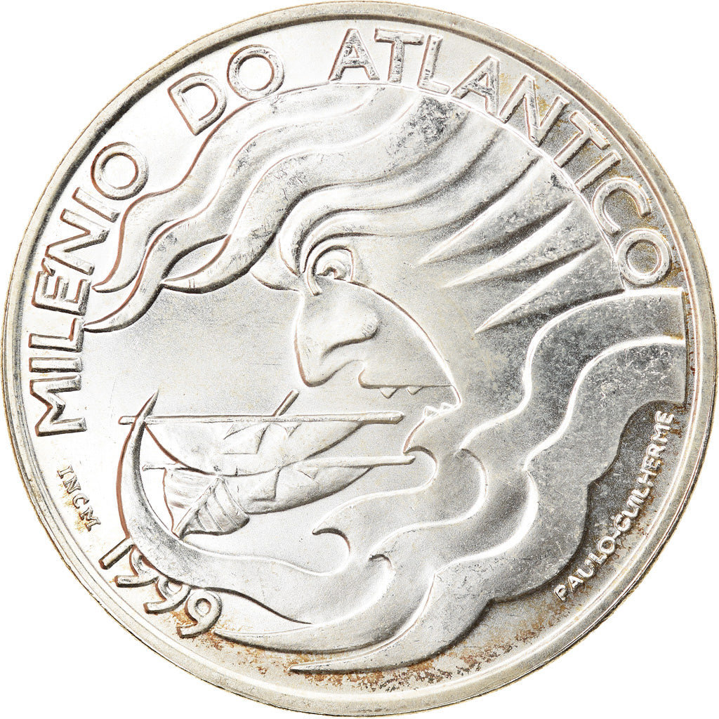 Münze, Portugal, 1000 Escudos, 1999, Lisbon, UNZ, Silber, KM:721