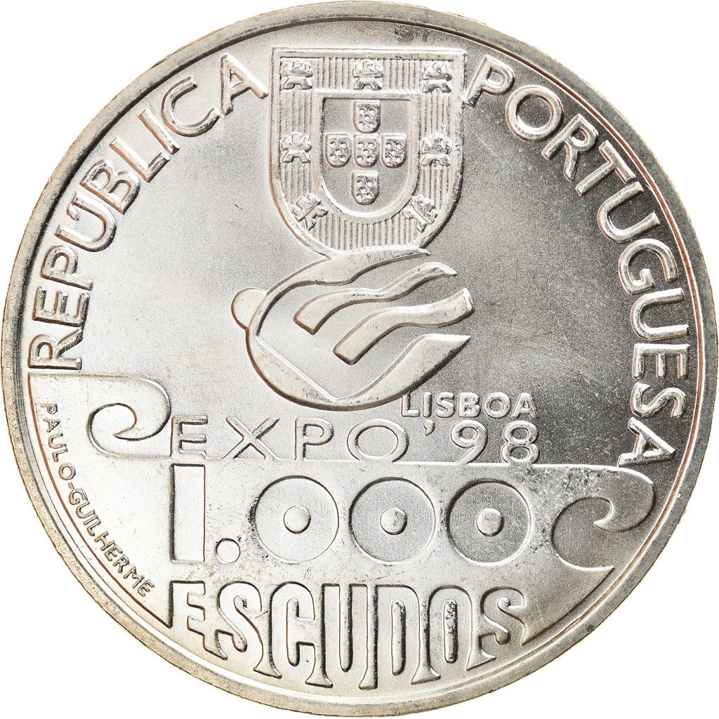 Münze, Portugal, 1000 Escudos, 1999, Lisbon, UNZ, Silber, KM:721