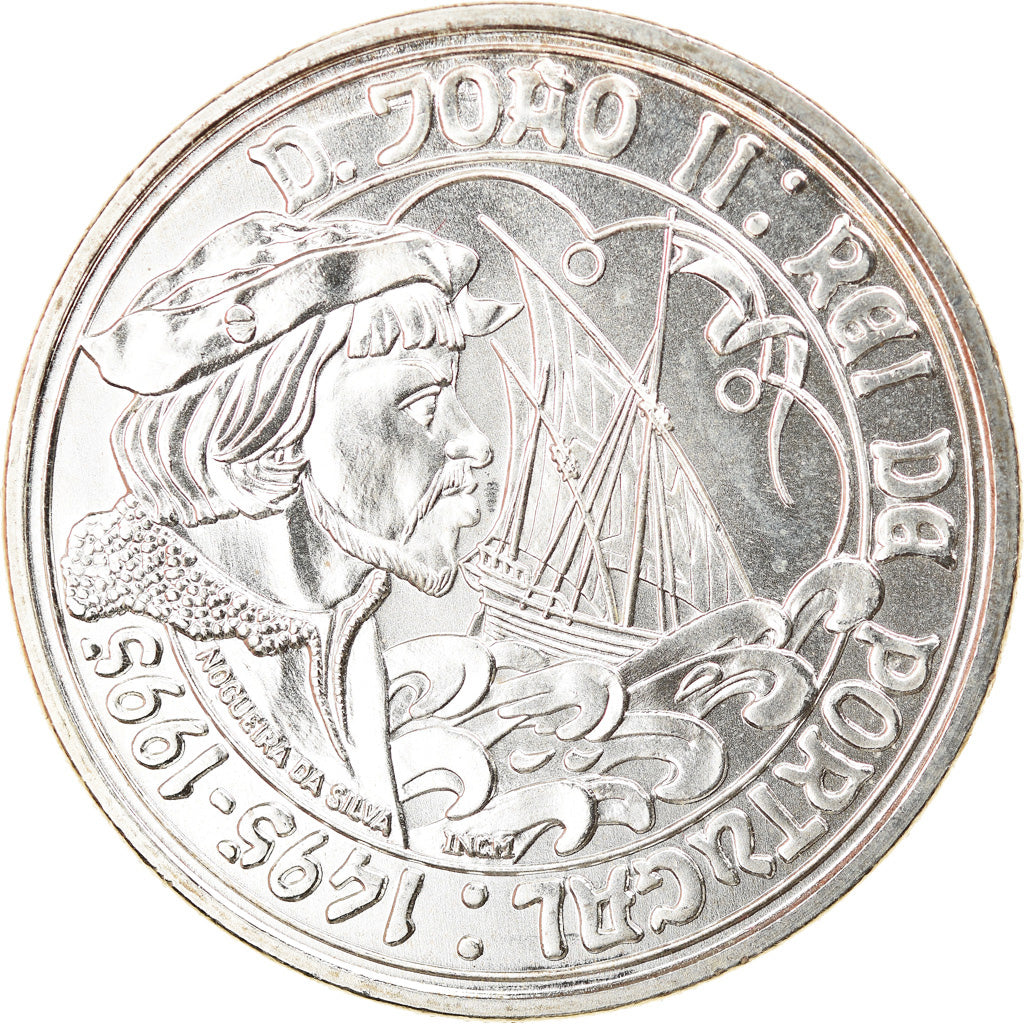 Münze, Portugal, 1000 Escudos, 1995, Lisbon, UNZ, Silber, KM:685