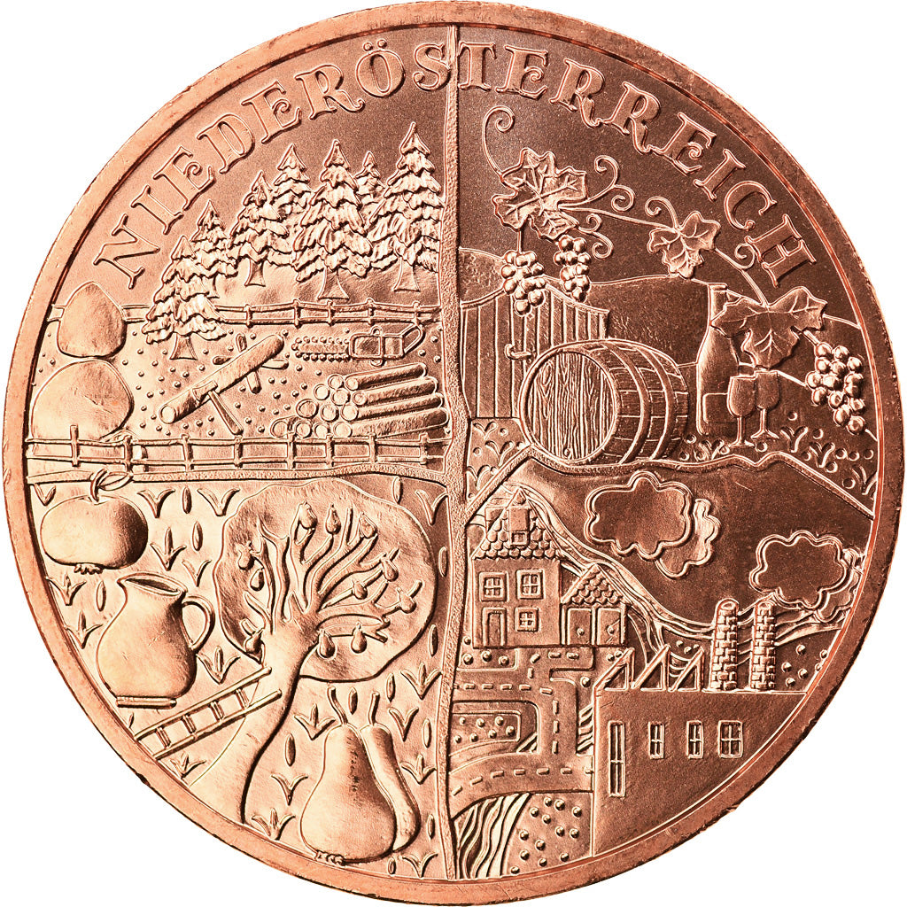 Österreich, 10 Euro, Federal Provinces: Lower Austria, 2013, Vienna, UNZ