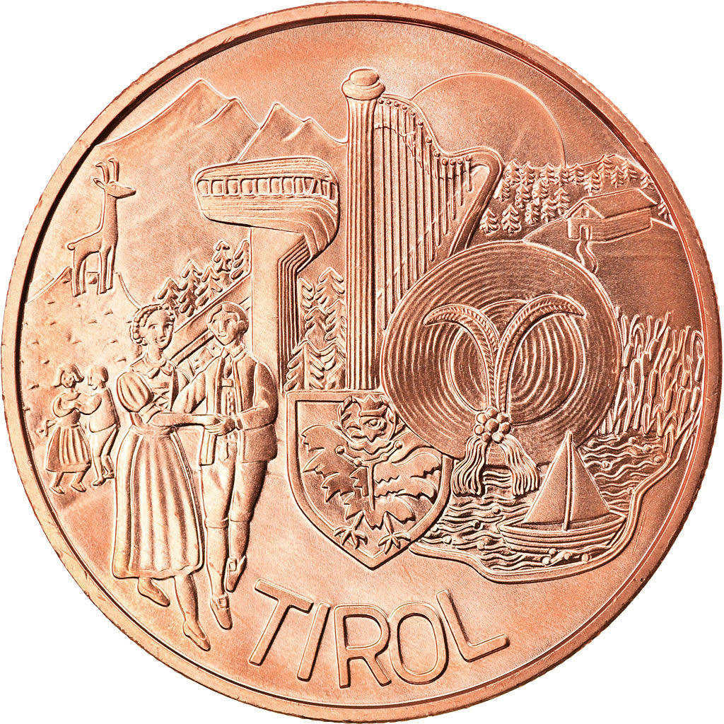 Austria, 10 Euro, 2014, MS(63), Bronze, KM:New