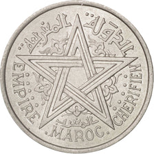 Coin, Morocco, Mohammed V, Franc, 1951, Paris, AU(50-53), Aluminum, KM:46