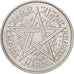 Coin, Morocco, Mohammed V, Franc, 1951, Paris, AU(50-53), Aluminum, KM:46