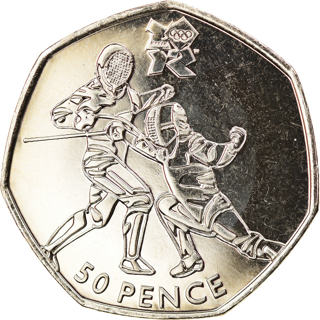 Coin, Great Britain, Elizabeth II, 50 Pence, 2011, British Royal Mint, MS(63)