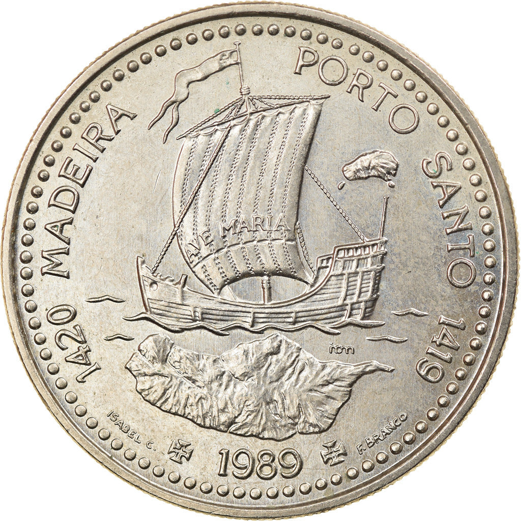 Monnaie, Portugal, 100 Escudos, 1989, SPL, Copper-nickel, KM:647