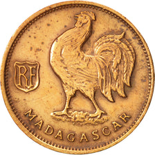 Madagascar, 50 Centimes, 1943, Pretoria, AU(50-53), Bronze, KM:1