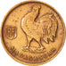 Madagascar, 50 Centimes, 1943, Pretoria, AU(50-53), Bronze, KM:1