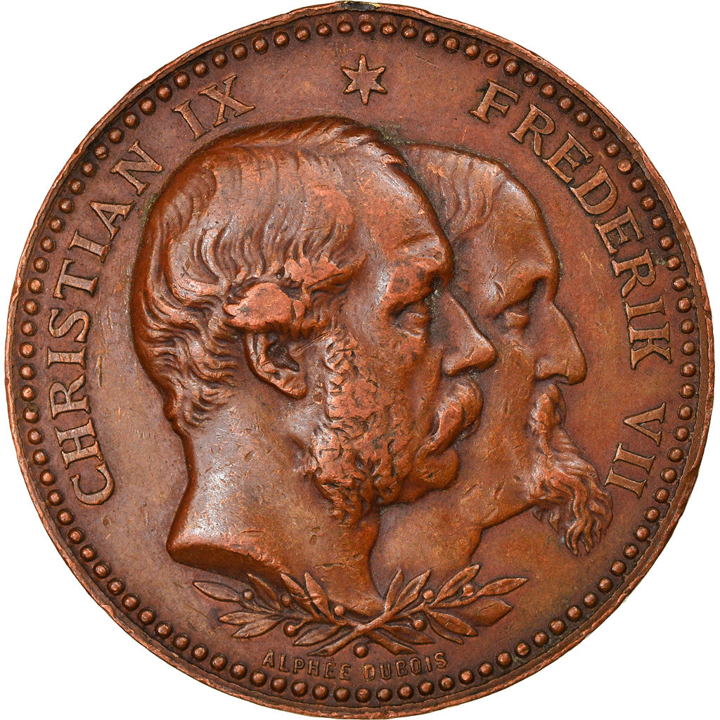 Denmark, Medal, Guerre des Duchés, Christrian IX, Frederik VII, History, 1864