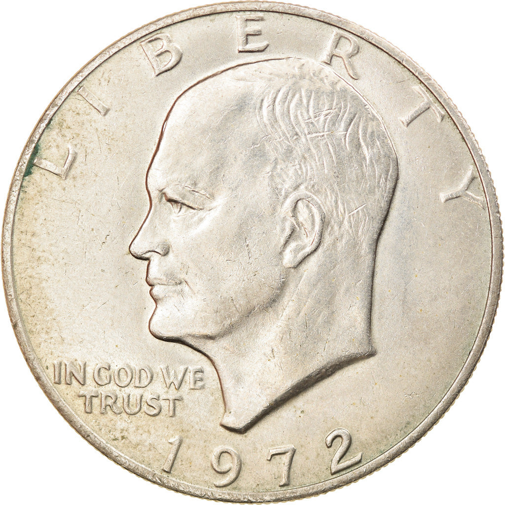 Coin, United States, Eisenhower Dollar, Dollar, 1972, U.S. Mint, Philadelphia