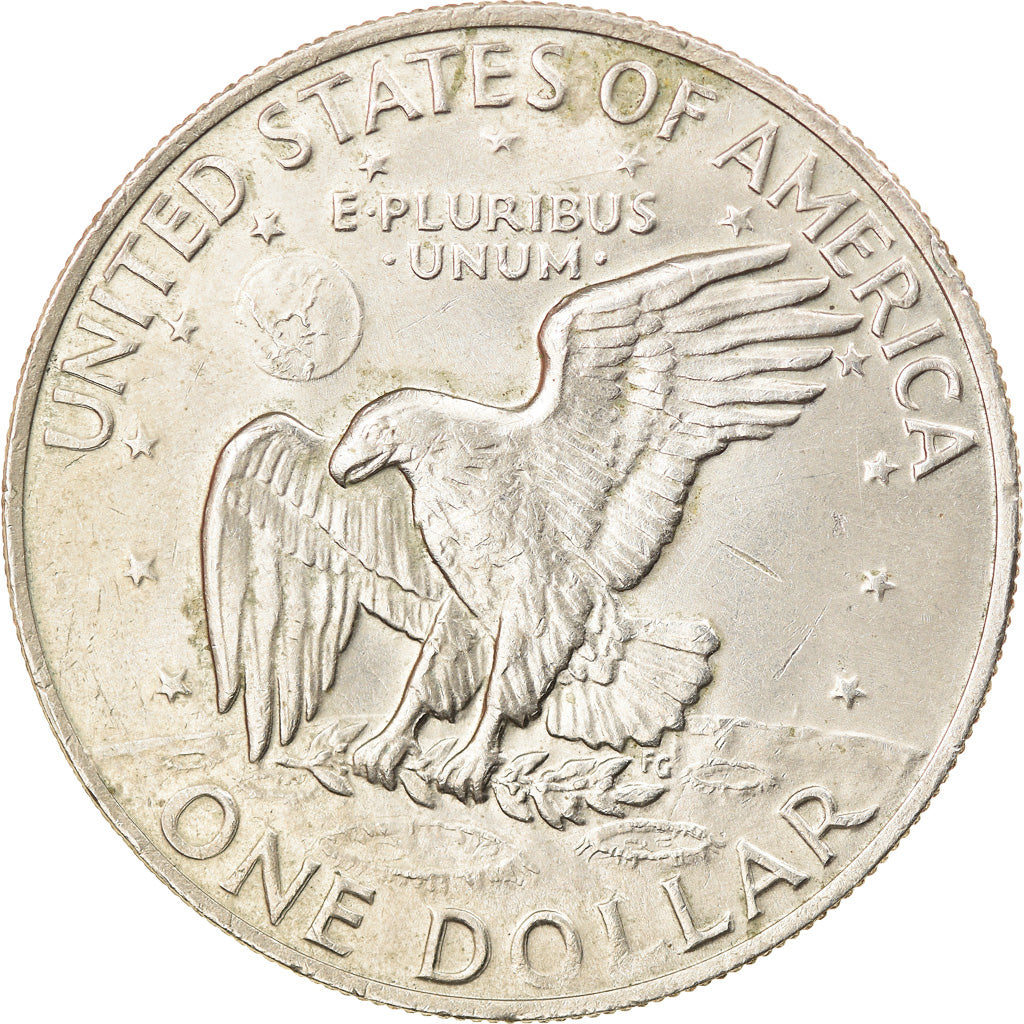 Coin, United States, Eisenhower Dollar, Dollar, 1972, U.S. Mint, Philadelphia