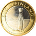 Finland, 5 Euro, L'hermine d'Ostrobotnie, 2015, Vantaa, MS(63), Bi-Metallic