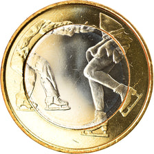 Finlande, 5 Euro, Le patinage artistique, 2015, Vantaa, SPL, Bi-Metallic, KM:235