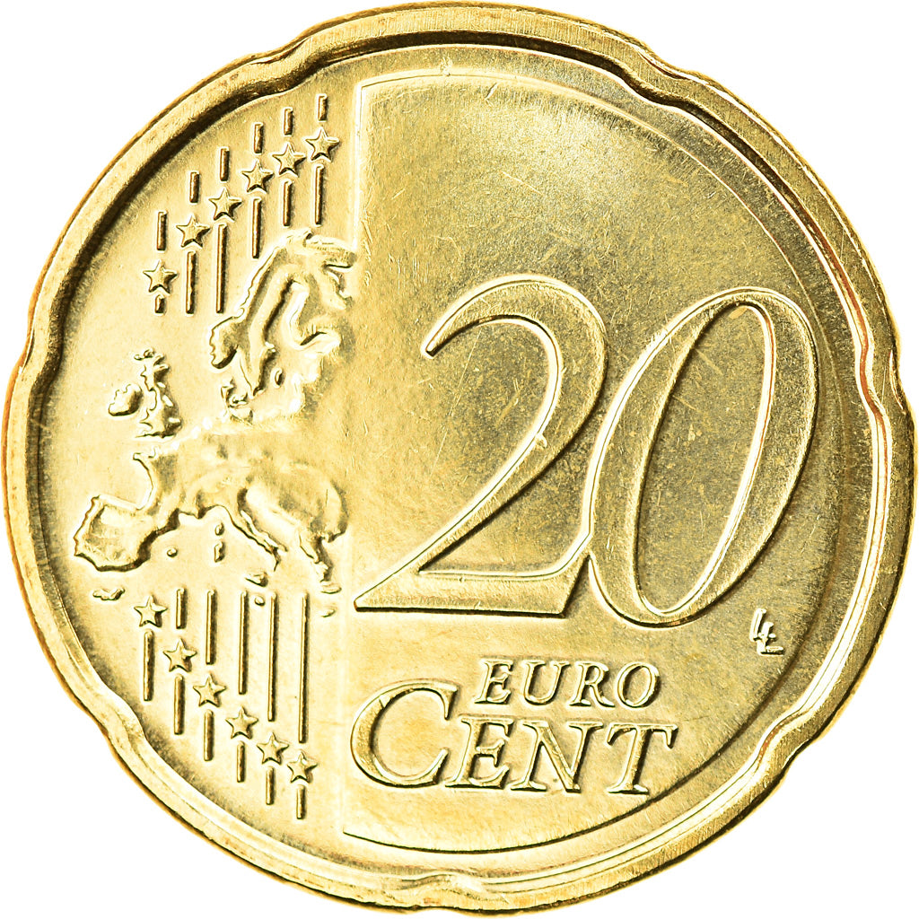 Niederlande, 20 Euro Cent, 2019, UNZ, Messing, KM:New