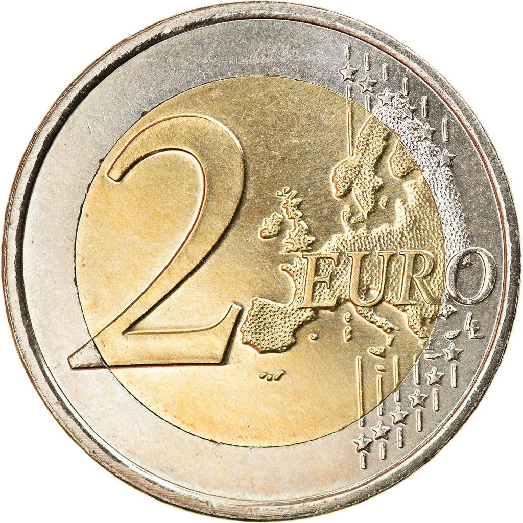 Netherlands, 2 Euro, 2008, Utrecht, AU(55-58), Bi-Metallic, KM:272