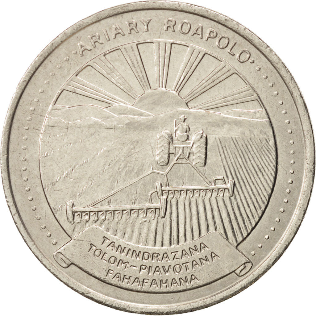 Madagascar, 20 Ariary, 1978, British Royal Mint, AU(50-53), Nickel, KM:14