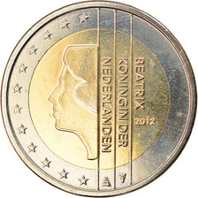 Países Bajos, 2 Euro, 2012, Utrecht, SC, Bimetálico, KM:272