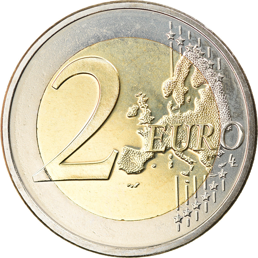 Países Bajos, 2 Euro, 2012, Utrecht, SC, Bimetálico, KM:272
