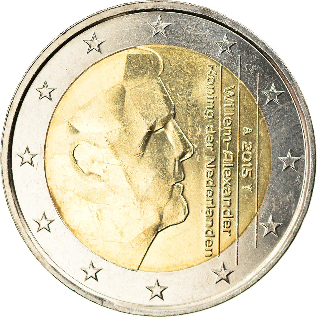Países Bajos, 2 Euro, 2015, SC, Bimetálico, KM:New