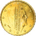 Holandia, 10 Euro Cent, 2015, MS(63), Mosiądz, KM:New
